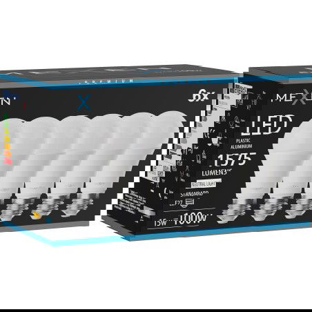 Mexen Nova 6x LED žárovka E27, A60, 15W, Neutrální - 4000K, 1575 lm - L100-E27-1540-01x06