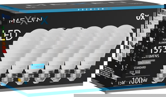 Mexen Nova 6x LED žárovka E27, A60, 15W, Studená - 6500K, 1575 lm - L100-E27-1565-01x06