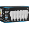 Mexen Nova 6x Žárovka LED E27, A70, 20W, Studená - 6500K, 2100 lm - L100-E27-2065-01x06