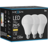 Mexen Nova 3x LED žárovka E27, A95, 25W, Teplá - 3000K, 2625 lm - L100-E27-2530-01x03