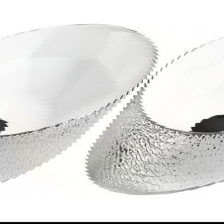 Mexen Clarisa umyvadlo na desku 41 x 41 cm, bílá/stříbrná - 22074154