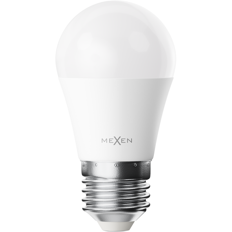 Mexen Nova 6x LED žárovka E27, G45, 9W, Teplá - 3000K, 945 lm - L101-E27-0930-01x06