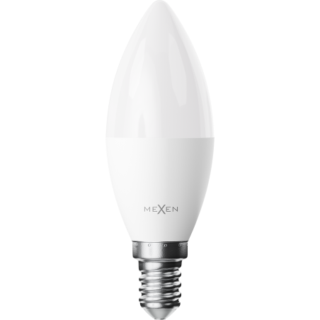 Mexen Nova 6x LED žárovka E14, C37, 8W, Neutrální - 4000K, 840 lm - L102-E14-0840-01x06