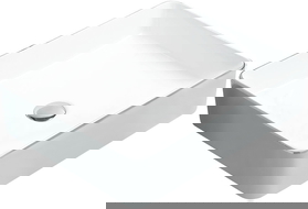 Mexen Estela umyvadlo na desku 50 x 40 cm, bílá/stříbrná - 22105052