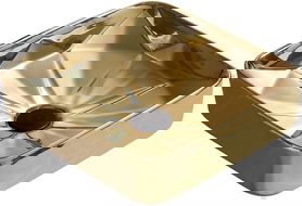 Mexen Elmira umyvadlo na desku 41 x 41 cm, zlaté - 22094150