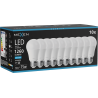Mexen Nova 10x LED žárovka E27, A60, 12W, Studená - 6500K, 1260 lm - L100-E27-1265-01x10