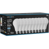 Mexen Nova 10x LED žárovka E27, A95, 25W, Studená - 6500K, 2625 lm - L100-E27-2565-01x10