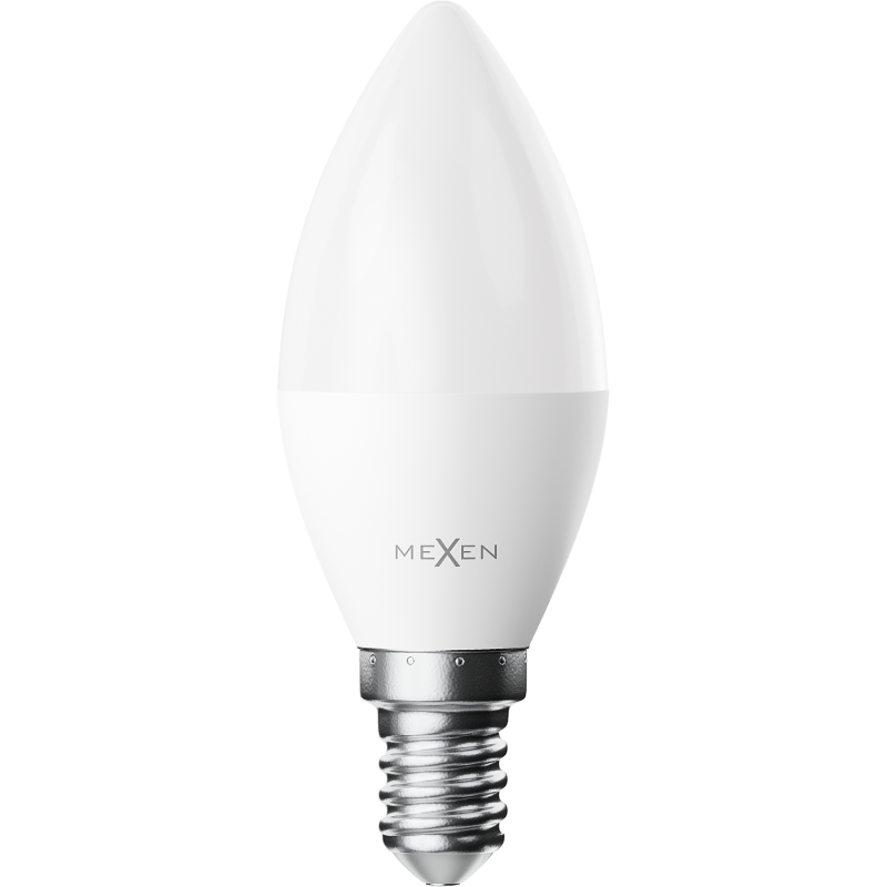 Mexen Nova 10x LED žárovka E14, C37, 6W, Neutrální - 4000K, 630 lm - L102-E14-0640-01x10