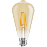 Mexen Vintis 10x žárovka filament LED E27, ST64, 4W, Teplá - 2700K, 400 lm, jantarová - L152-E27-0427-50x10
