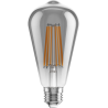 Mexen Vintis 6x žárovka filament LED E27, ST64, 10W, Teplá - 2200K, 780 lm, kouřová - L152-E27-1022-70x06