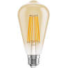 Mexen Vintis 6x žárovka filament LED E27, ST64, 10W, Teplá - 2700K, 910 lm, jantarová - L152-E27-1027-50x06