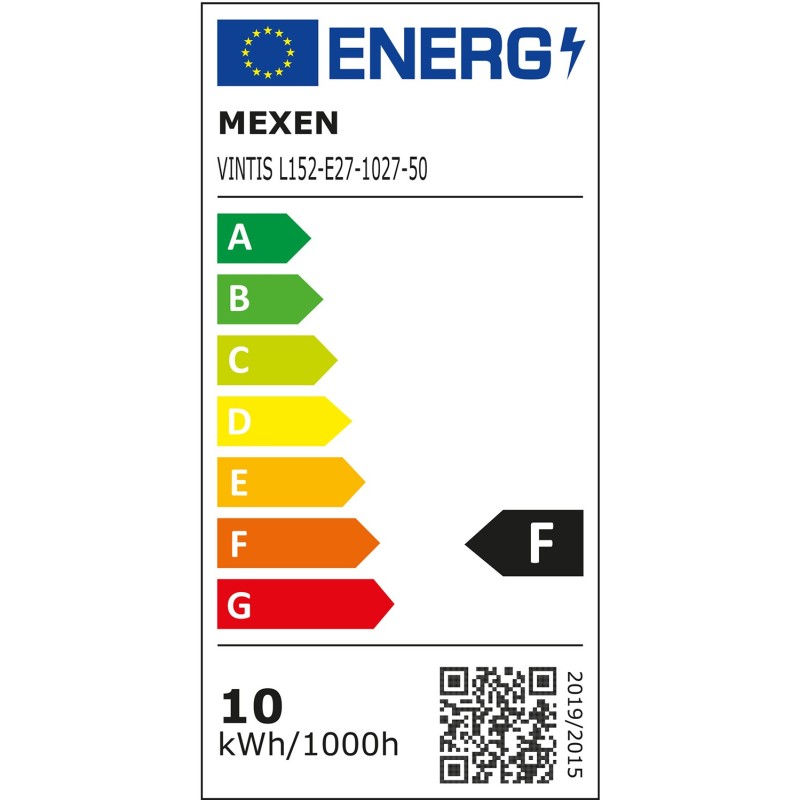 Mexen Vintis 10x LED filamentová žárovka E27, ST64, 10W, Teplá - 2700K, 910 lm, jantarová - L152-E27-1027-50x10
