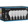 Mexen Nova 6x LED žárovka E14, G45, 4W, Neutrální - 4000K, 420 lm - L101-E14-0440-01x06