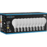 Mexen Nova 10x LED žárovka E14, G45, 5W, Teplá - 3000K, 525 lm - L101-E14-0530-01x10