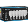 Mexen Nova 6x LED žárovka E14, G45, 6W, Studená - 6500K, 630 lm - L101-E14-0665-01x06