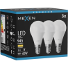 Mexen Nova 3x Žárovka LED E14, G45, 9W, Teplá - 3000K, 945 lm - L101-E14-0930-01x03