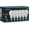 Mexen Nova 6x LED žárovka E14, G45, 9W, Studená - 6500K, 945 lm - L101-E14-0965-01x06