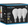 Mexen Nova 3x LED žárovka E14, G45, 10W, Teplá - 3000K, 1055 lm - L101-E14-1030-01x03