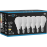 Mexen Nova 6x LED žárovka E14, G45, 10W, Teplá - 3000K, 1055 lm - L101-E14-1030-01x06
