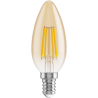 Mexen Vintis 10x žárovka filament LED E14, C35, 6W, Teplá - 2200K, 600 lm, jantarová - L154-E14-0622-50x10