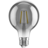 Mexen Vintis 6x žárovka filament LED E27, G80, 2W, Teplá - 2200K, 150 lm, kouřová - L155-E27-0222-70x06