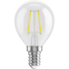 Mexen Vintis 3x Žárovka filament LED E14, G45, 2W, Neutrální - 4000K, 240 lm, čirá - L156-E14-0240-00x03