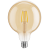 Mexen Vintis 6x LED filament žárovka E27, G125, 4W, Teplá - 2200K, 400 lm, jantar - L158-E27-0422-50x06