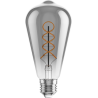Mexen Vintis 10x žárovka filament spirála LED E27, ST64, 4W, Teplá - 2200K, 220 lm, smoke - L162-E27-0422-70x10
