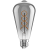 Mexen Vintis 6x žárovka filament spirála LED E27, ST64, 6W, Teplá - 2700K, 510 lm, kouřová - L162-E27-0627-70x06