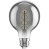 Mexen Vintis 10x žárovka filament spirála LED E27, G80, 4W, Teplá - 2700K, 220 lm, kouřová - L165-E27-0427-70x10
