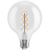 Mexen Vintis 10x žárovka filament spirála LED E27, G95, 6W, Teplá - 2700K, 630 lm, čirá - L167-E27-0627-00x10