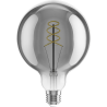 Mexen Vintis 6x žárovka filament spirála LED E27, G125, 6W, Teplá - 2200K, 350 lm, kouřová - L168-E27-0622-70x06