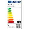 Mexen Vintis 6x žárovka filament spirála LED E27, G125, 8W, Teplá - 2200K, 450 lm, kouřová - L168-E27-0822-70x06
