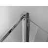 Mexen Exo-F 3S sprchový kout 3-stěnný skládací 85 x 80 cm, transparentní, chrom - 816-085-080-01-00-3S