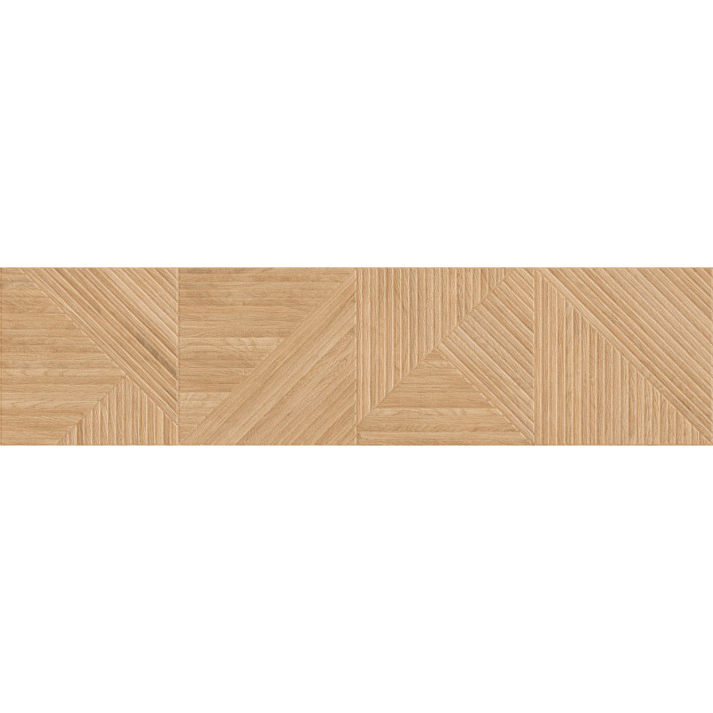 Mexen Ideal  Béžový glazovaný rektifikovaný dlaždice G1, stěnová dřevěná imitace 120 x 30 cm, mat - TL701-120-030-50
