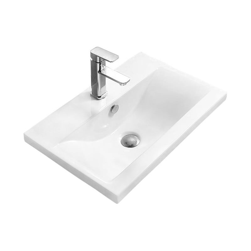 Mexen Emma umyvadlo zapuštěné do desky 42 x 39 cm, bílá - 25054200