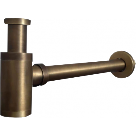 Mexen půlsifon umyvadlový kulatý, bronz antický - 79950-30