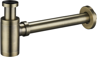 Mexen polosyfon umyvadlový kulatý, starožitná mosaz - 79950-40