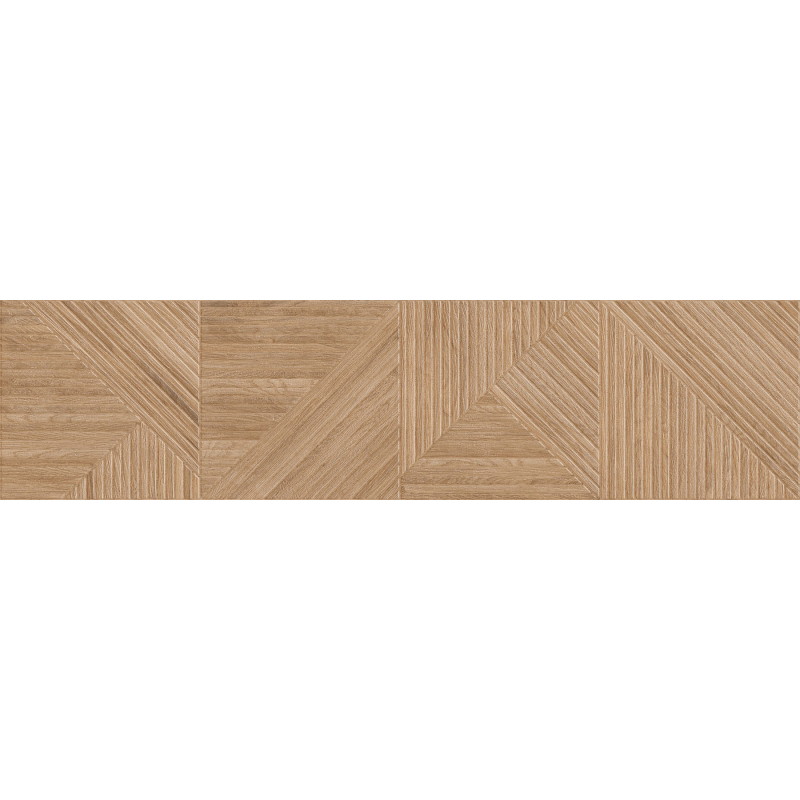 Mexen Ideal  Přírodní glazovaný rektifikovaný gres G1, dřevěná nástěnná dlaždice 120 x 30 cm, mat - TL701-120-030-53
