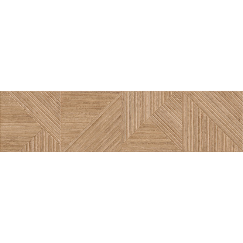Mexen Ideal  Přírodní glazovaný rektifikovaný gres G1, dřevěná nástěnná dlaždice 120 x 30 cm, mat - TL701-120-030-53