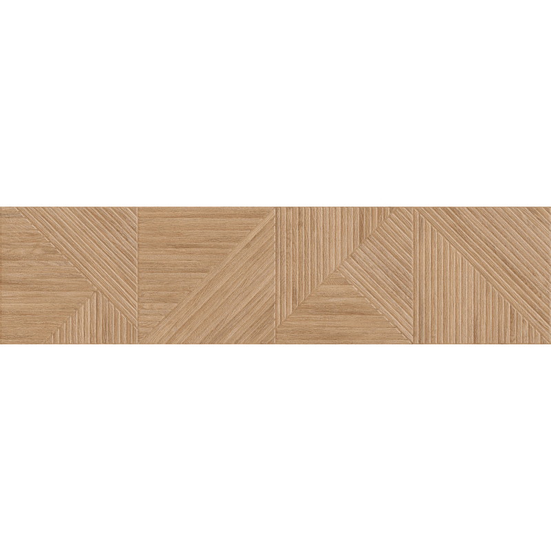 Mexen Ideal  Přírodní glazovaný rektifikovaný gres G1, dřevěná nástěnná dlaždice 120 x 30 cm, mat - TL701-120-030-53