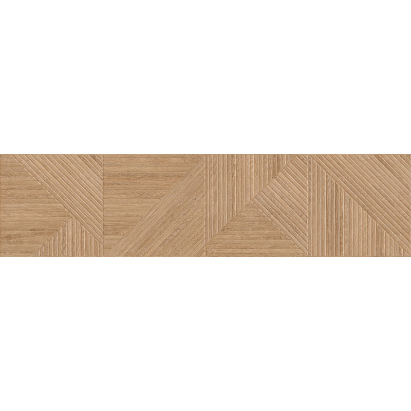 Mexen Ideal  Přírodní glazovaný rektifikovaný gres G1, dřevěná nástěnná dlaždice 120 x 30 cm, mat - TL701-120-030-53