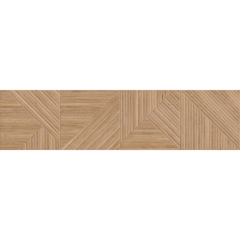 Mexen Ideal  Přírodní glazovaný rektifikovaný gres G1, dřevěná nástěnná dlaždice 120 x 30 cm, mat - TL701-120-030-53