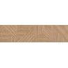 Mexen Ideal  Přírodní glazovaný rektifikovaný gres G1, dřevěná nástěnná dlaždice 120 x 30 cm, mat - TL701-120-030-53