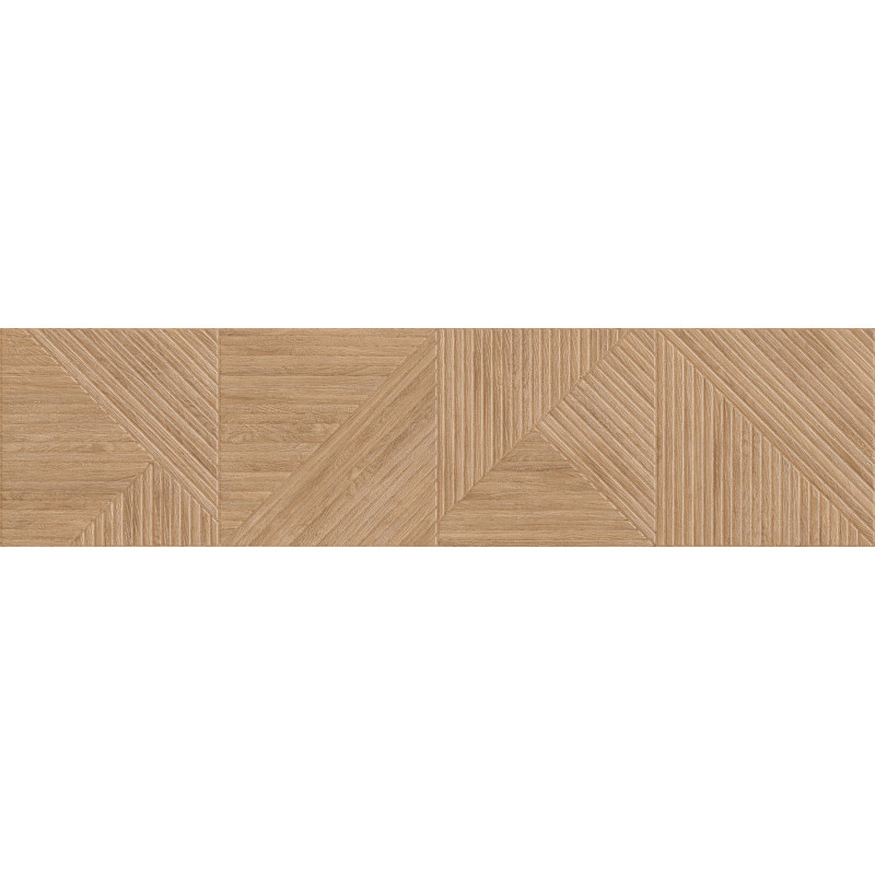Mexen Ideal  Přírodní glazovaný rektifikovaný gres G1, dřevěná nástěnná dlaždice 120 x 30 cm, mat - TL701-120-030-53