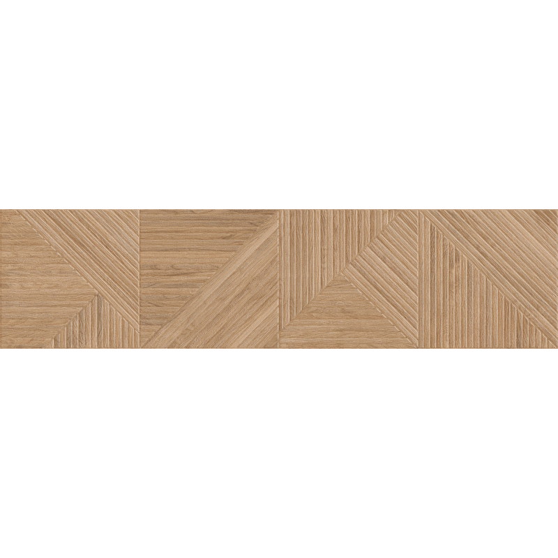 Mexen Ideal  Přírodní glazovaný rektifikovaný gres G1, dřevěná nástěnná dlaždice 120 x 30 cm, mat - TL701-120-030-53