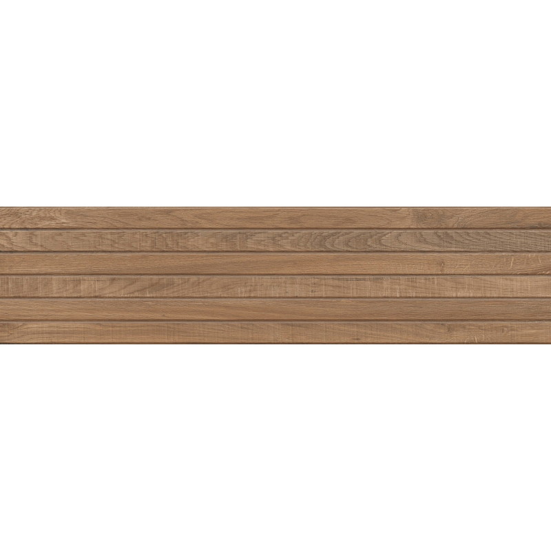 Mexen Western Wood Bruno glazovaný rektifikovaný G1, dlaždice na stěnu dřevopodobná 120 x 30 cm, matná - TL702-120-030-51