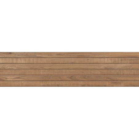 Mexen Western Wood Bruno glazovaný rektifikovaný G1, dlaždice na stěnu dřevopodobná 120 x 30 cm, matná - TL702-120-030-51