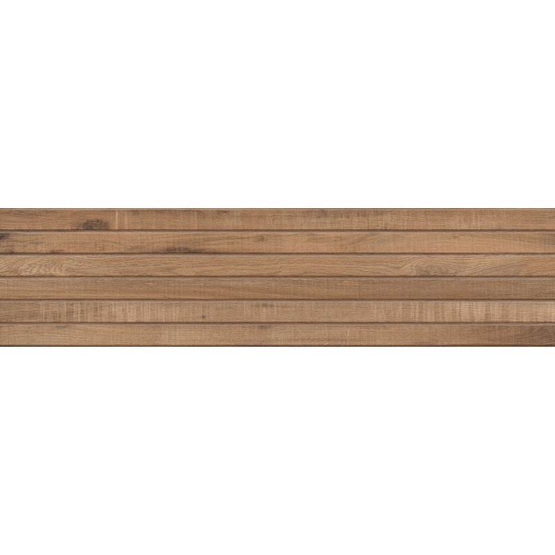 Mexen Western Wood Bruno glazovaný rektifikovaný G1, dlaždice na stěnu dřevopodobná 120 x 30 cm, matná - TL702-120-030-51