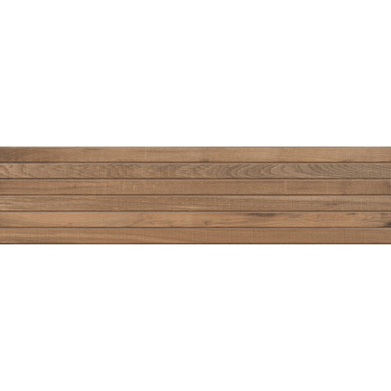 Mexen Western Wood Bruno glazovaný rektifikovaný G1, dlaždice na stěnu dřevopodobná 120 x 30 cm, matná - TL702-120-030-51
